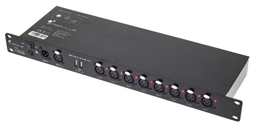 Stairville - DMX Splitter 8 USB 3 pin